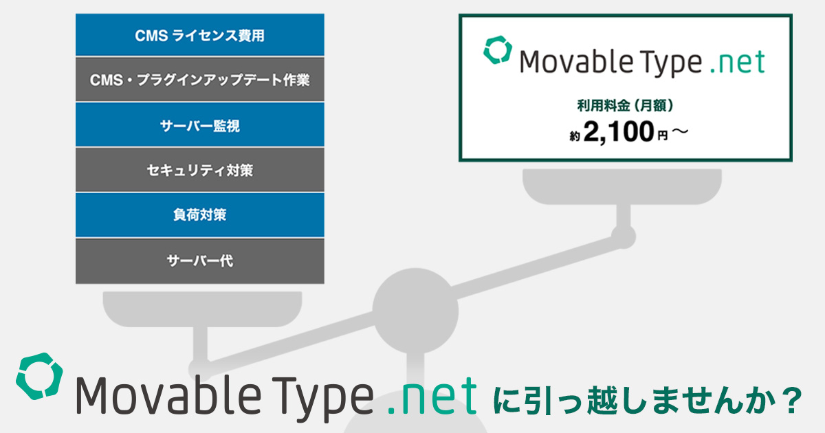 WordPress から MovableType.net への移行サポートサービスを開始